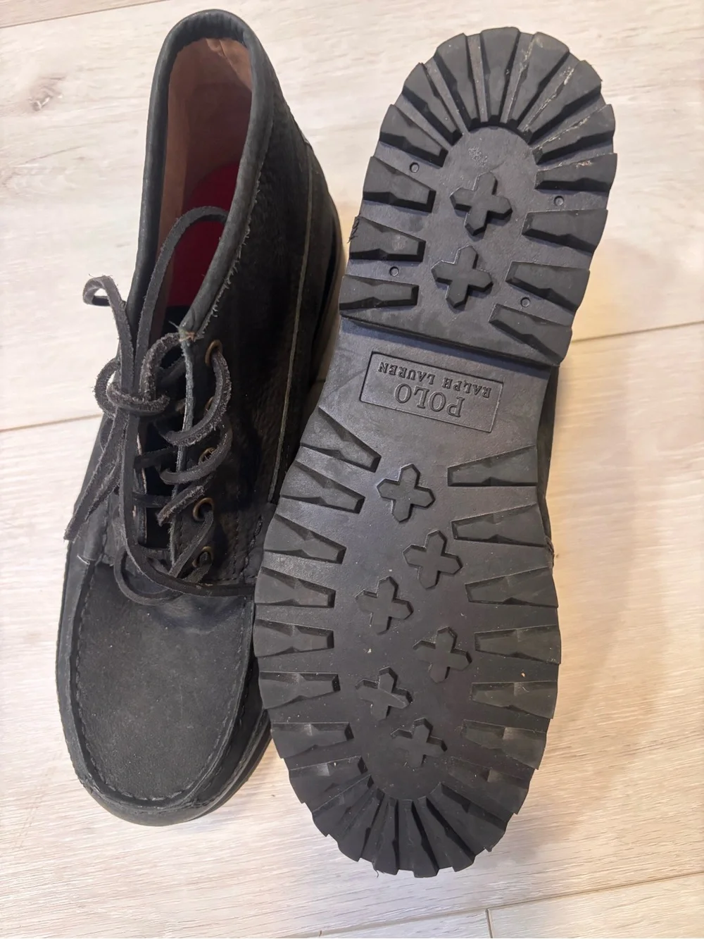 Polo Ralph Lauren Waterton | Black Suede | Moc Chukka Boot | 8.5